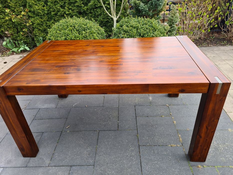 Drewniany stół w kolonialnym stylu 190x99x77