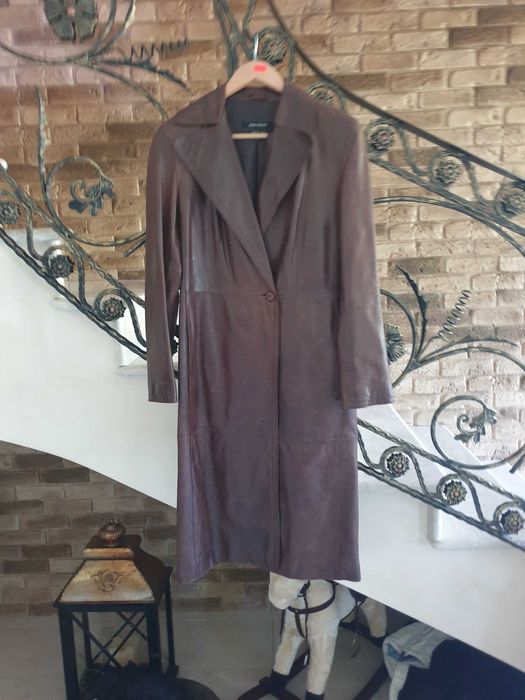 Płaszcz skórzanay Zara