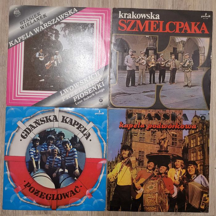 Płyty winylowe kolekcja kapeli ludowych podwórkowych