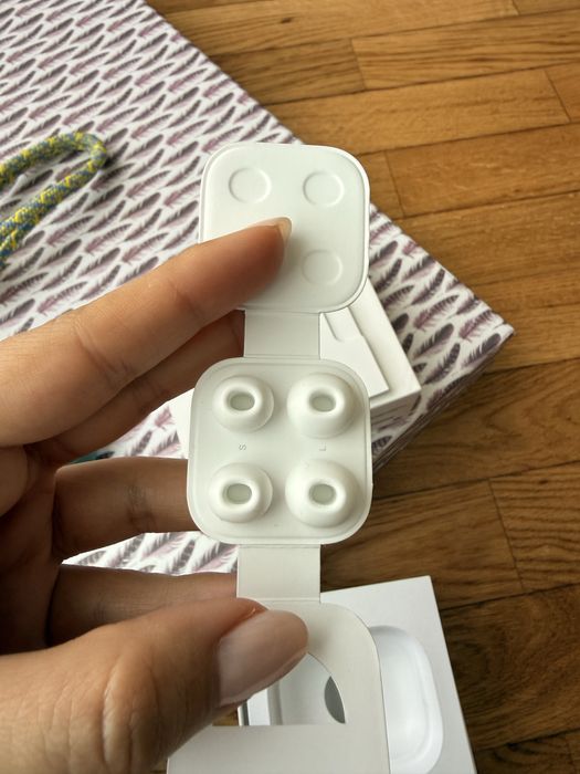 AirPods Pro 1ª geração originais + caixa + pontas novas + extras
