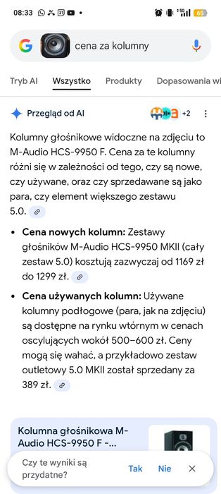 Głośniki M Audio