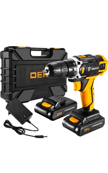Дриль  Деко шуруповерт+2шт.бат 20в.