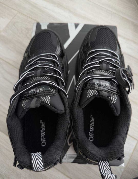 Кросівки Off White Be Right Back × Raf simons чорні