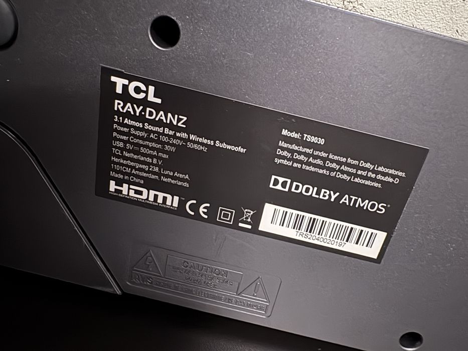 Soundbar tcl ts9030