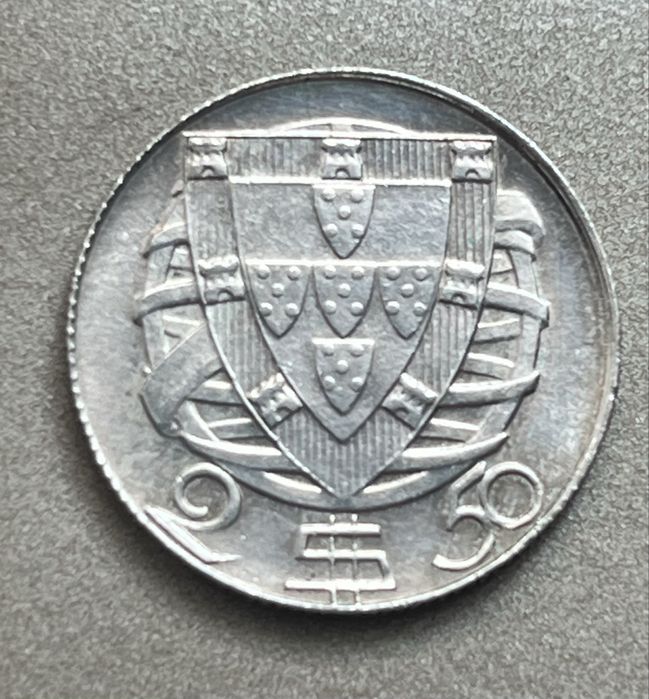 Moeda de 2$50 de prata