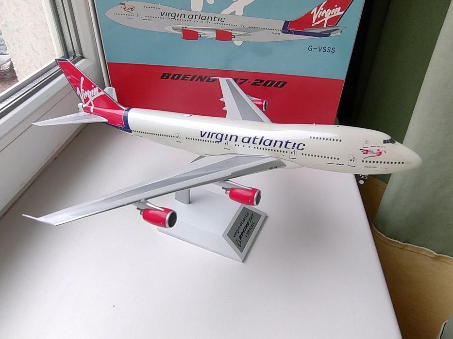 Металева модель Boeing 747-200, 747-400