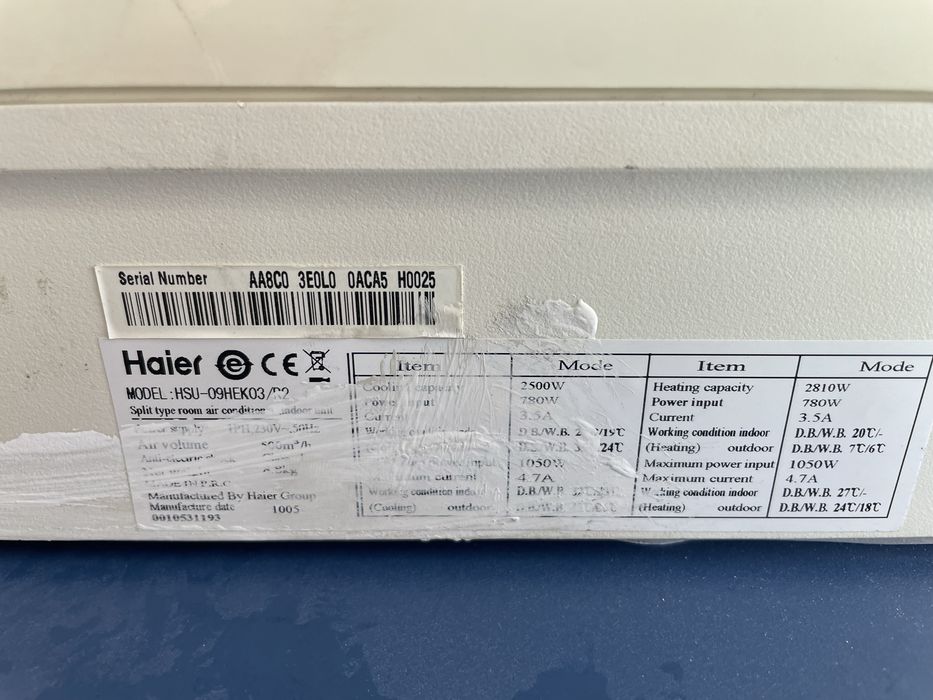 Ar condicionado Haier449547437249013762
