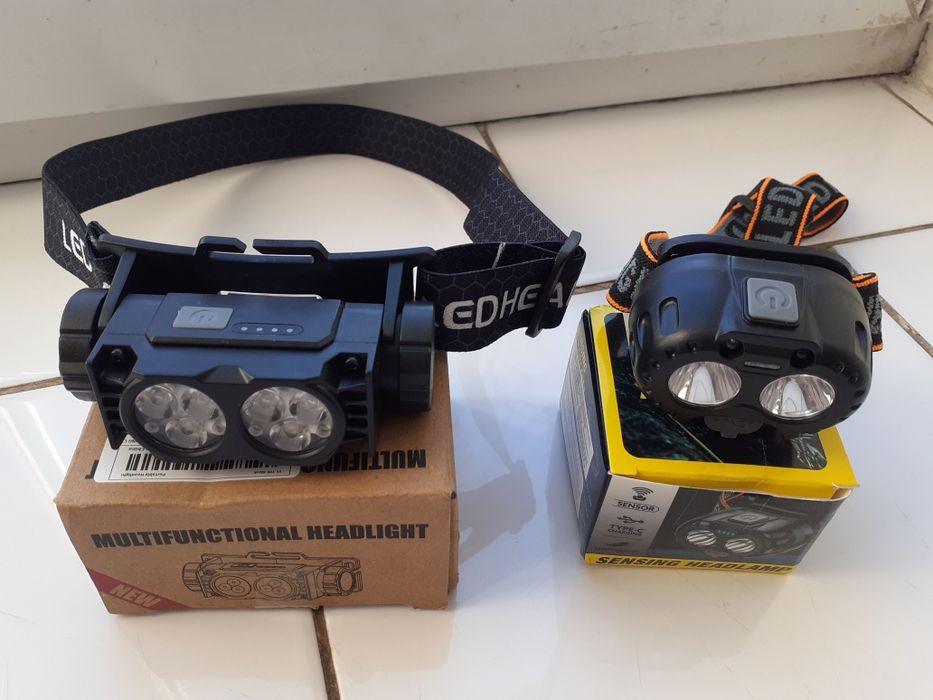 НОВЫЕ Мощные Налобные Светодиодные Перезаряжаемые Фонари "Macrocosm"