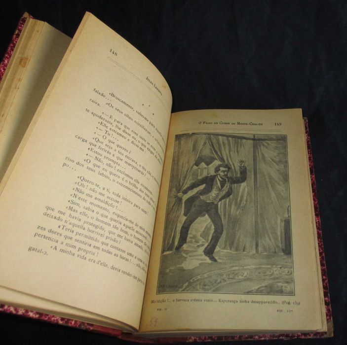 Livro O Filho do Conde de Monte-Cristo Jules Lermina 2 Volumes