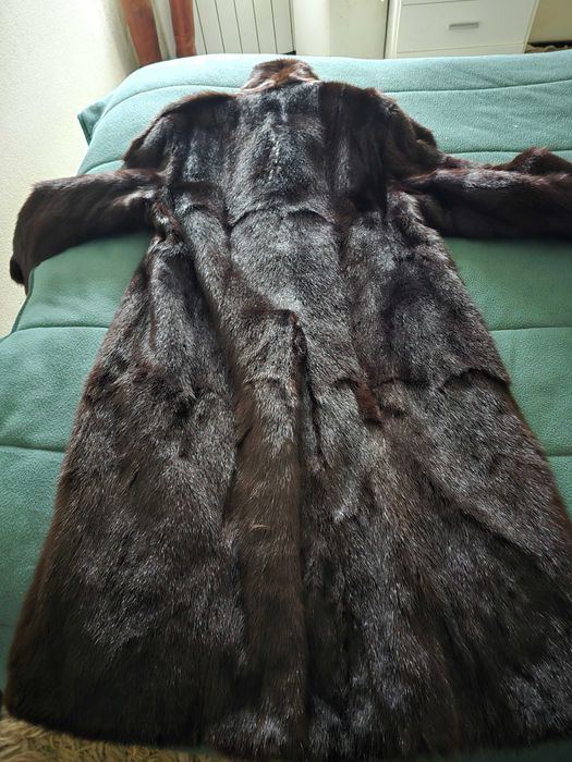 Sobretudo de vison para homem