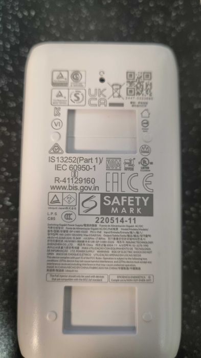 Ubiquiti POE Adapter 802.3af 48V 15,36W