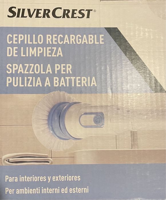 Escova recarregável de limpeza