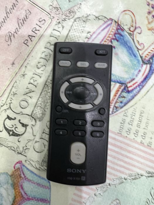 Comando para radio sony