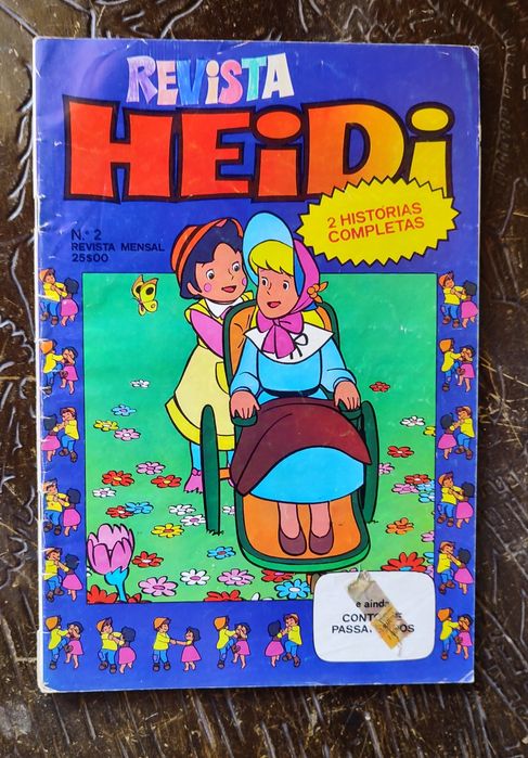 Lote Revistas Antigas da Heidi