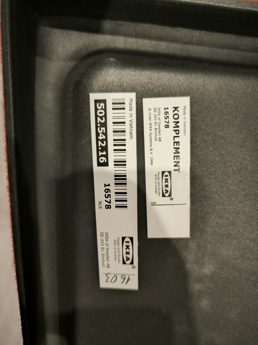 Taca na biżuterię, wkład do szuflady IKEA Komplement