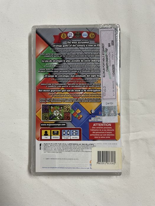 Blokus Portable: Steambot Championship - PSP [Novo e selado/Envio grátis]