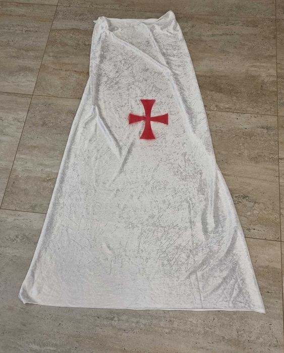 Peleryna krzyżak krzyżacy krzyż strój kostium przebranie karnawał