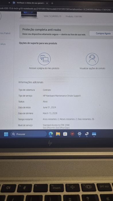 HP i7 13ª / Táctil/ Elitebook 650 G10 Garantia