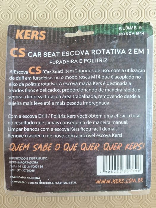 Escova de limpeza Car Seat 2 em 1
