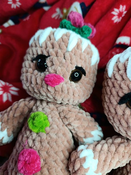 Piernik na szydełku – handmade maskotka świąteczna