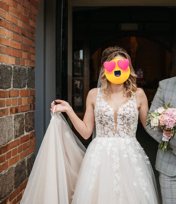 Suknia ślubna projektu Patrycji Pardyki