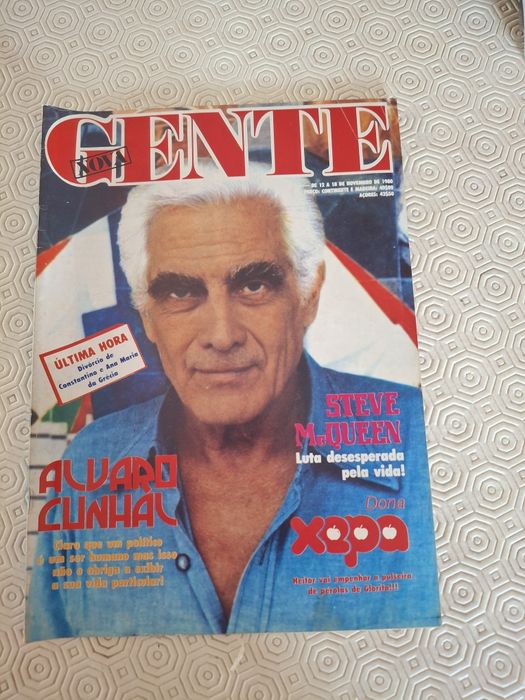 Revista gente capa alvaro cunhal