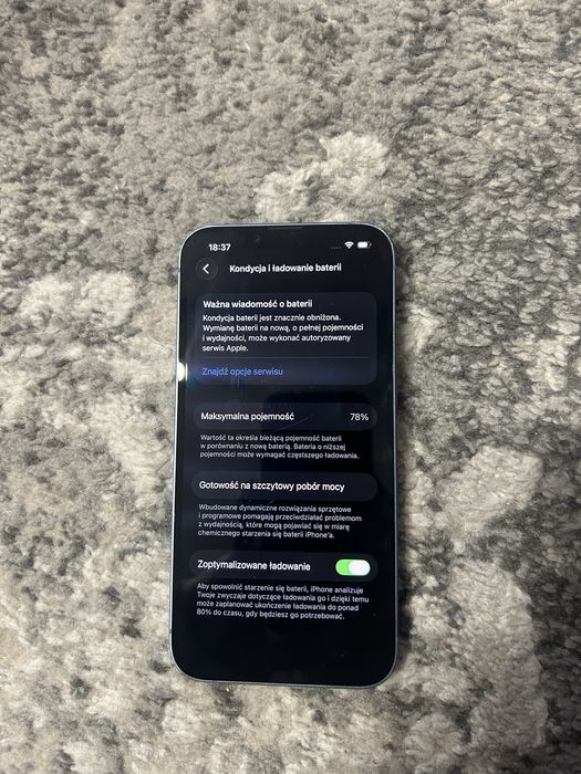 Iphone 14 kondycja 78%