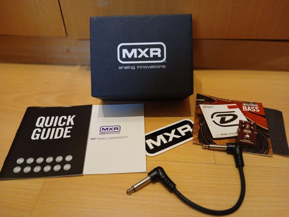 Pedal Bass Compressor MXR 87, completamente novo