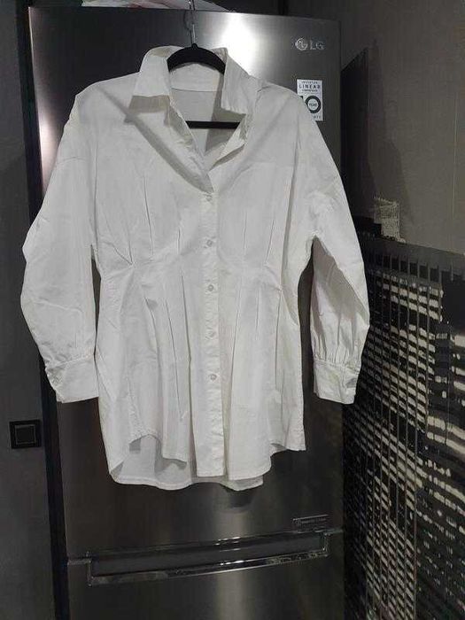 Плаття рубашка біла
