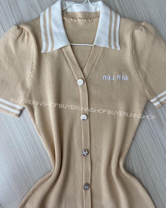 Сукня Miu miu, сукня з комірцем