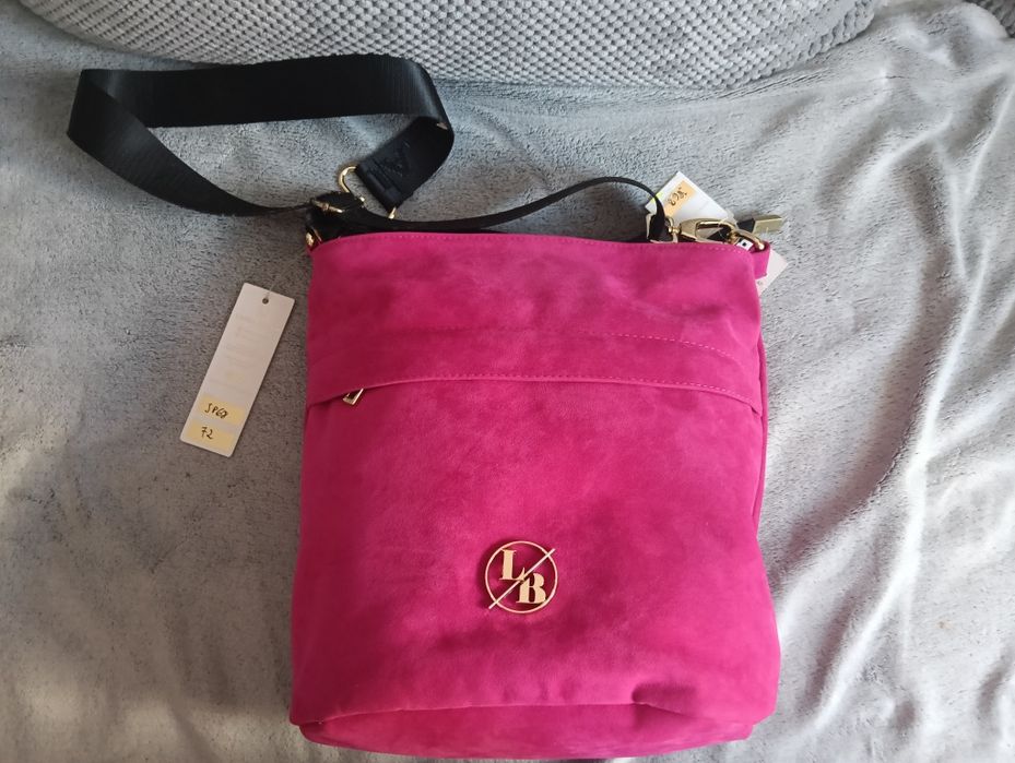 Torebka Laura Biaggi rożowa nowa