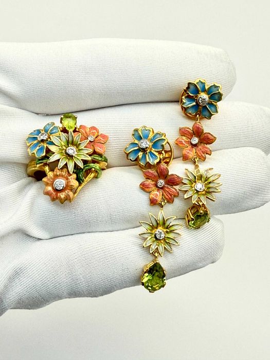 Ювелирный набор MASRIERA Lively Flowers