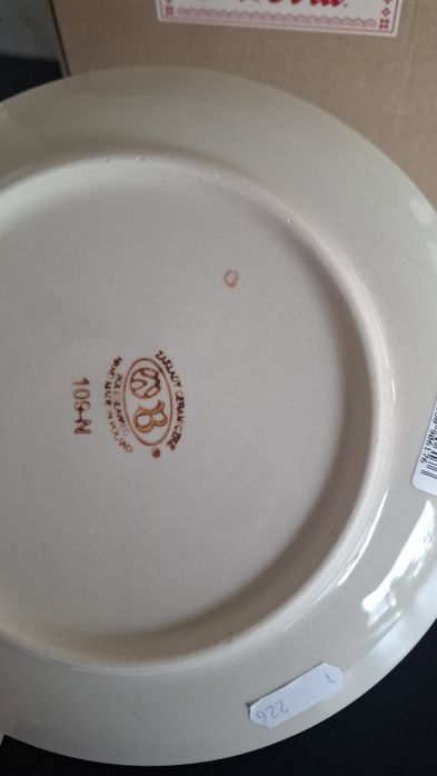 Coca Cola Bolesławiec talerz talerzyk ceramika porcelana
