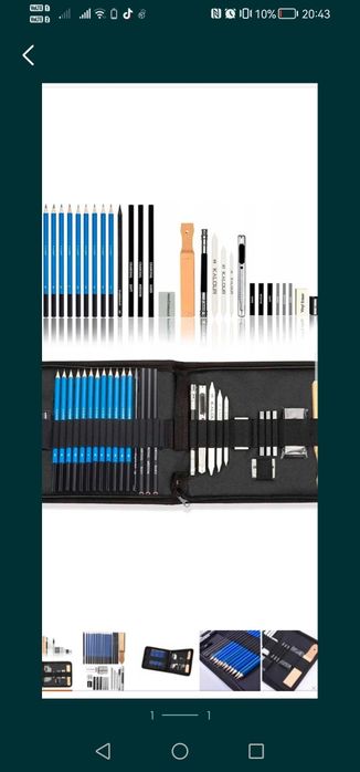 Profesjonalny zestaw do szkicowania 32w1