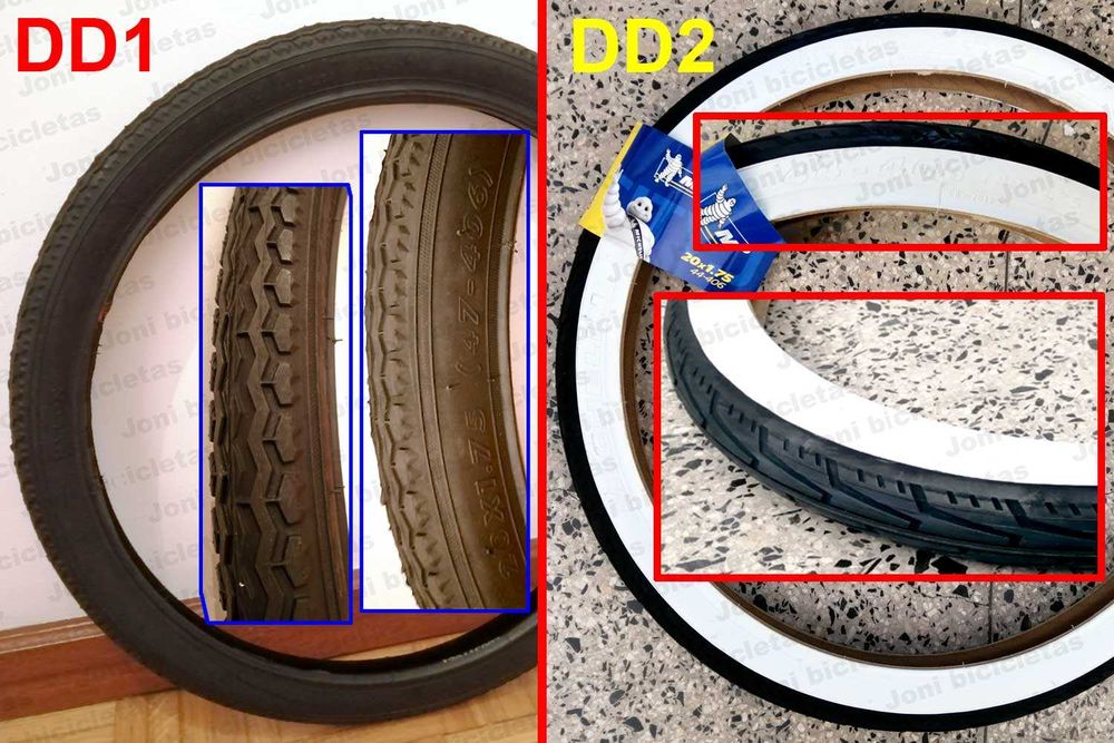 Pneus de bicicleta (roda 20")