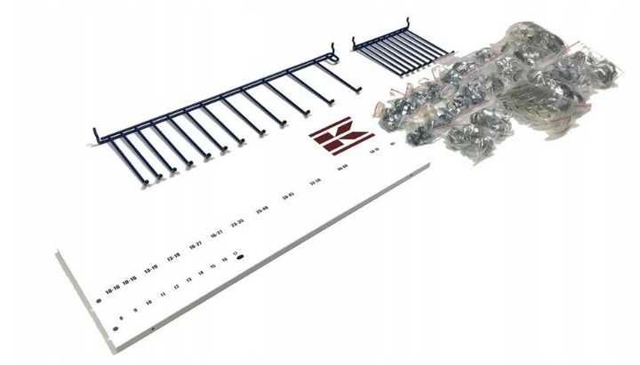 Opaski opaska ślimakowa KRAMP ZESTAW opasek 220 szt. + WIESZAK