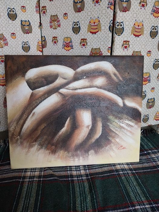 Quadro com assinatura