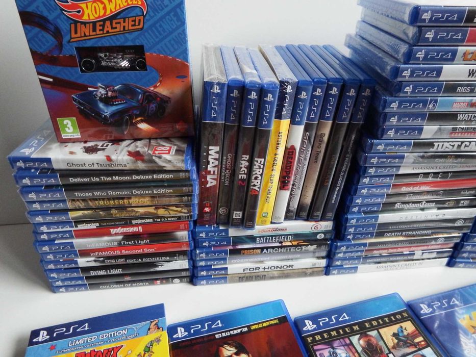 NAJWIĘKSZY wybór GIER PS4 Gostynin GTA5 RDR Asterix LEGO Mafia inne