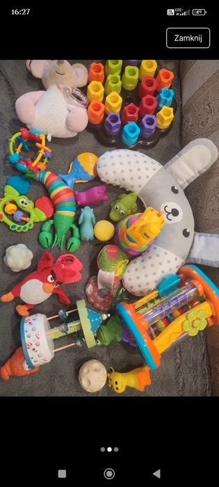 Duży zestaw zabawek