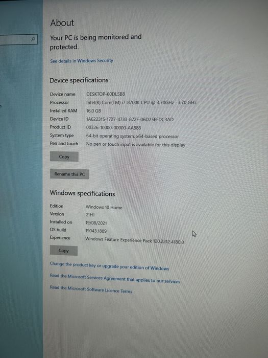 Pc gaming i7 gtx 1080, torre.