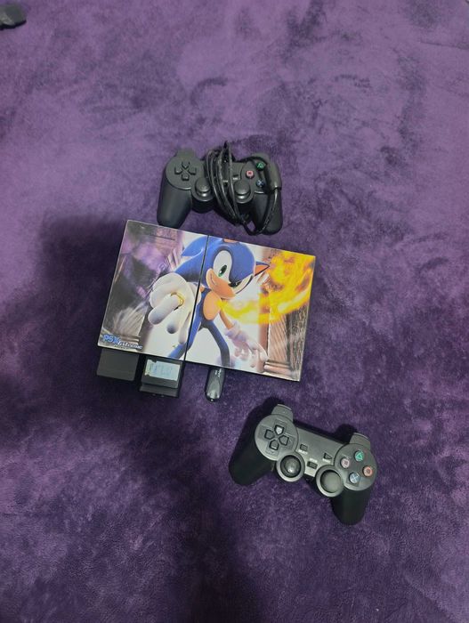 PS2 com jogos em perfeito estado