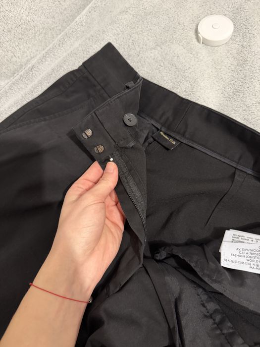 Czarne spodnie cargo Massimo Dutti, M