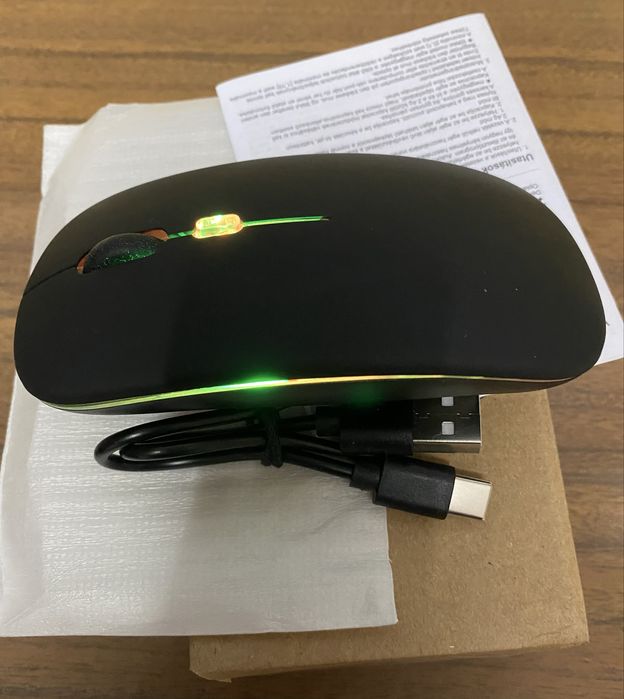 Rato Mouse Sem Fio Recarregável Silencioso