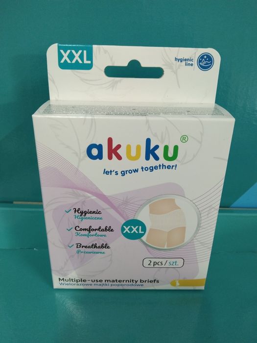 XXL 44 Majtki poporodowe siatkowe siateczkowe duży rozmiar big size wi