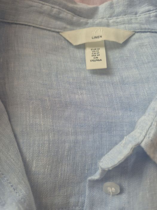 Рубашки лён Zara,HM
