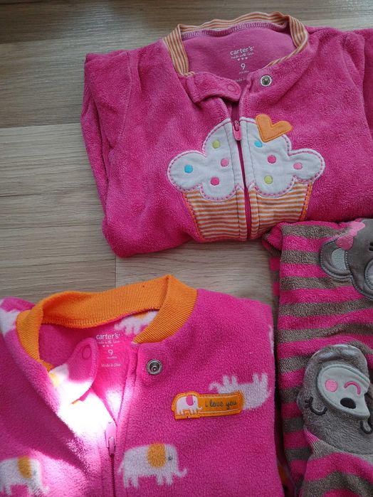Pajacyki spiochy carter's 9M zestaw