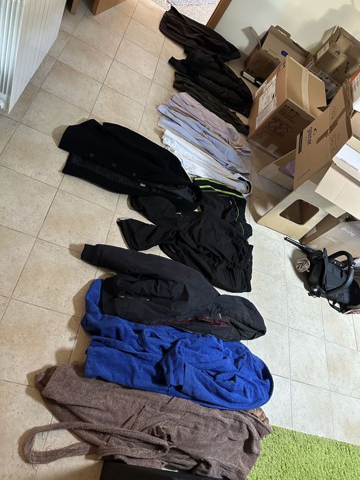 Casacos, camisas L e Xl