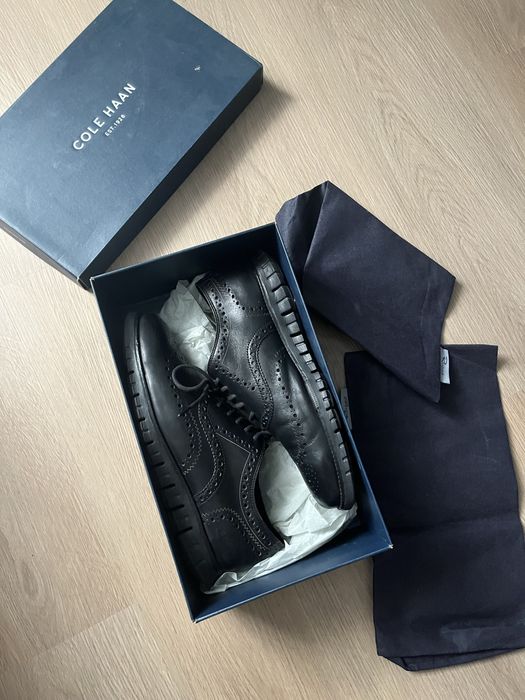 Мужские туфли Cole Haan Zerogrand Wingtip Oxford на спортивной подошве