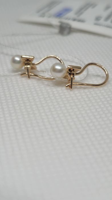 Сережки дитячі з червоного золота. Нові. Sovissimo.