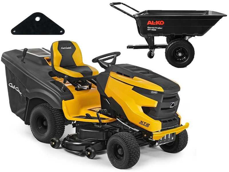 Traktorek ogrodowy Cub Cadet XT2 PR106 z przyczepką CT400 AL-KO